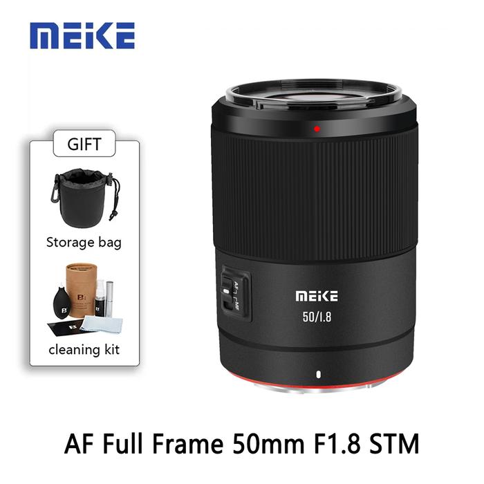 Jual Meike 50mm Auto Focus STM Stepping Motor Full Frame Lens