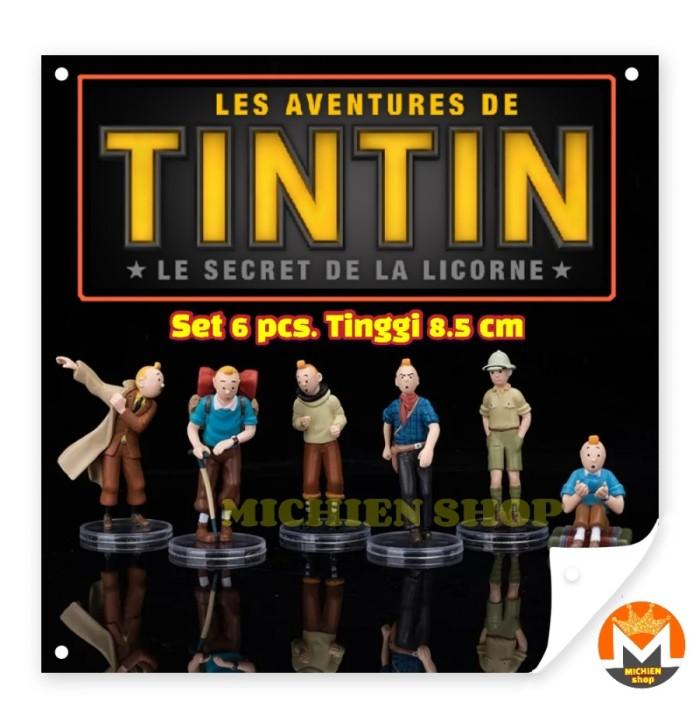 Gambar READY - Action Figure The Adventure of Tintin / Tin Tin Family set isi 6 - set isi 6-A dari HomeEssentialss undefined Tokopedia