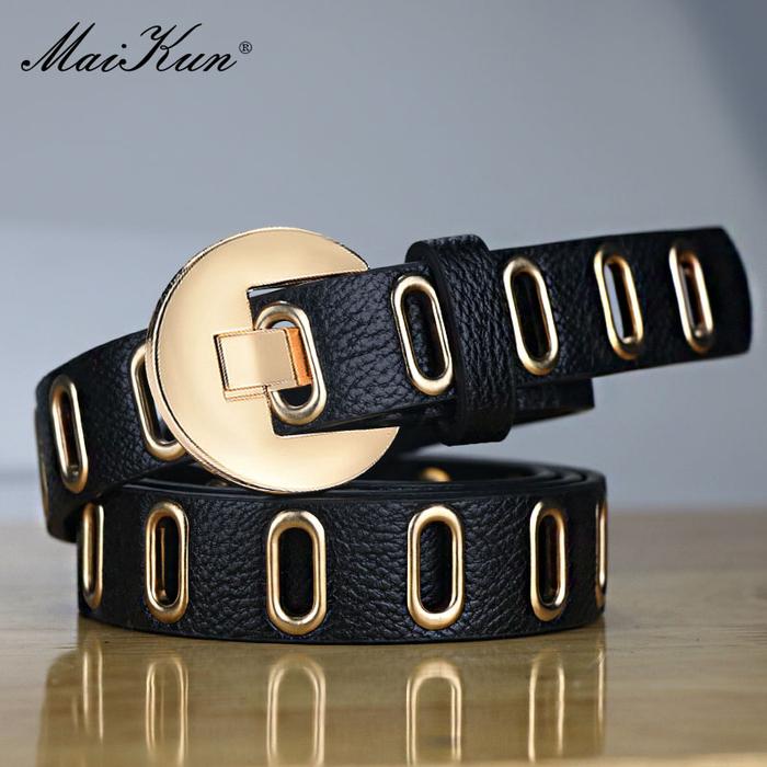 Jual Maikun New Grunge Women Belt Adjustable Hole Grunge Punk