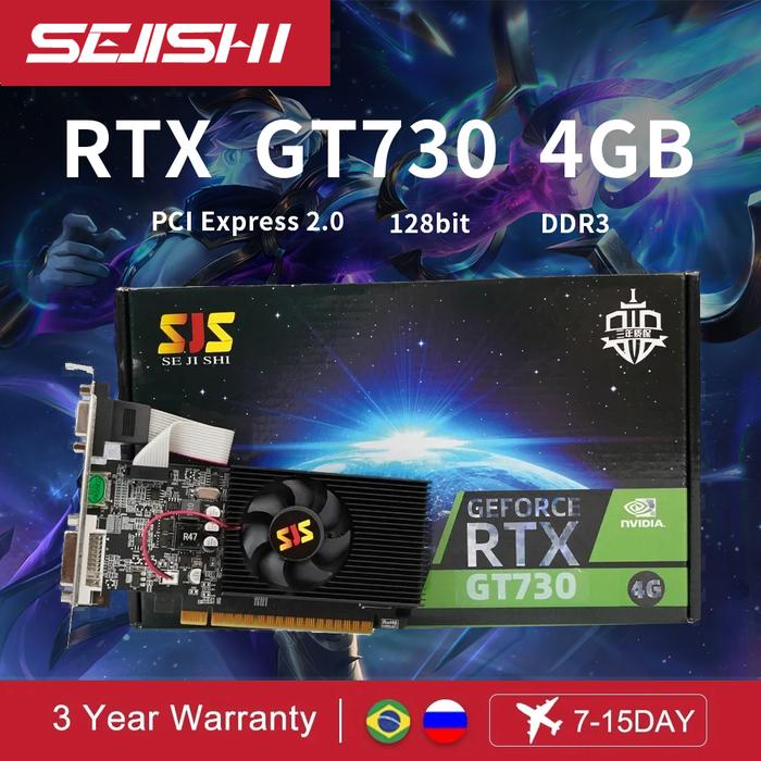 Jual SEJISHI Video Card GeForce GT730 Display Vga Cards 2GB 4GB