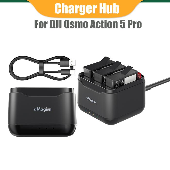 Jual Charging Hub For DJI Action Pro Battery Charger Fast