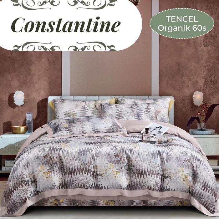 Gambar Sprei Saja Size 200X200 Tinggi 40Cm - Tencel(Tm) Lyocell 60S King Size Bantal Sarung Guling Gratis Ongkir - Constantine, 200x200x40 dari Rangby_Store undefined Tokopedia