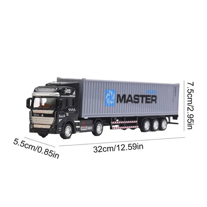 Gambar MOKAYA - Mainan Diecast Truck Container Box / Truk Kontainer / Truk Tangki / TRAILER Dimensi Besar Skala 1:48 Pullback Miniatur Diecast Truk Container Tengki - Kuning dari Mokaya Homeware undefined 5 Tokopedia