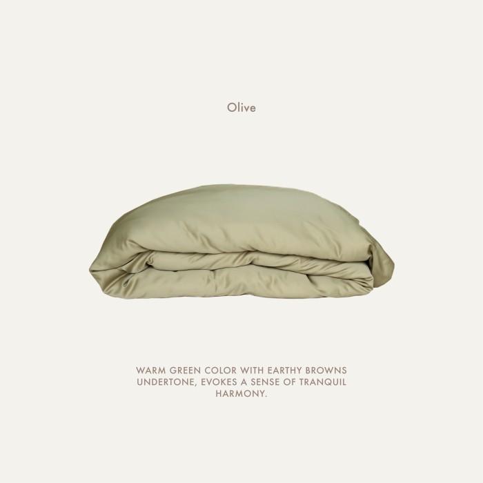 Gambar Nou - Tencel Bed Cover (Selimut) Gratis Ongkir - Olive, Custom dari Rangby_Store undefined Tokopedia
