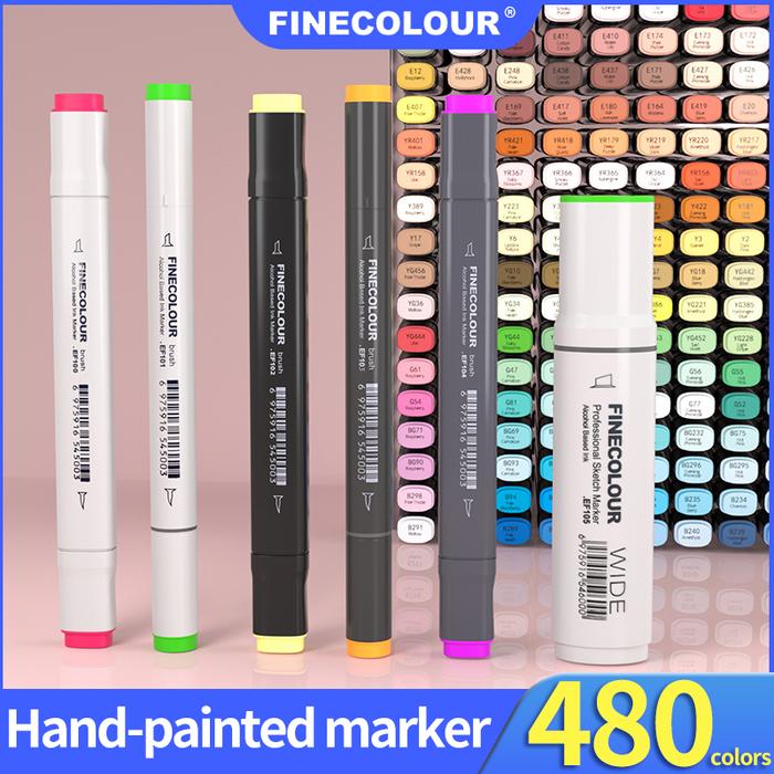 Jual NEW FINECOLOUR Handpainted Markers EF100EF101EF102 Art Marker