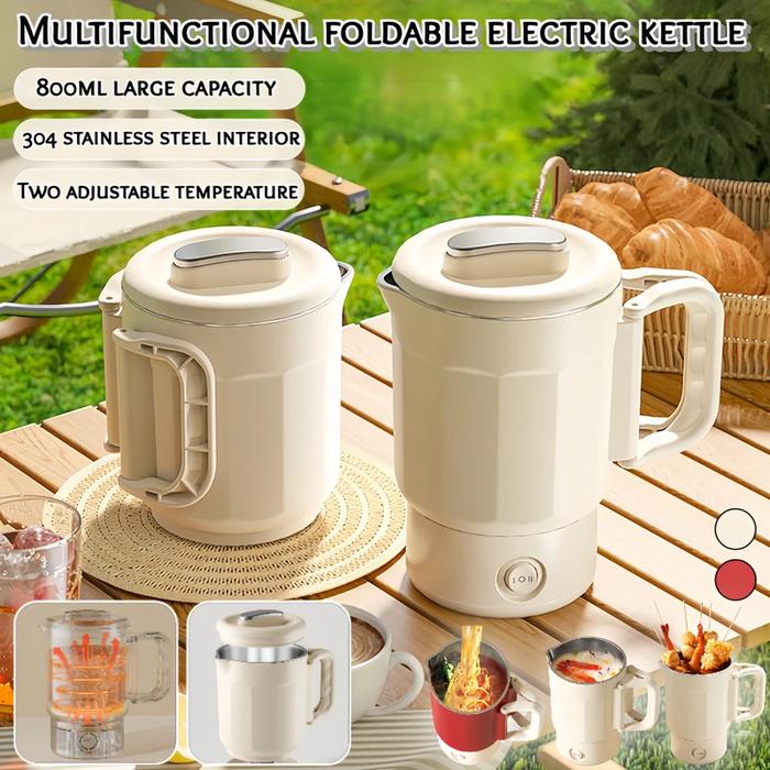 Jual New 800ml in1 Electric Kettle 304 Stainless Steel Folding