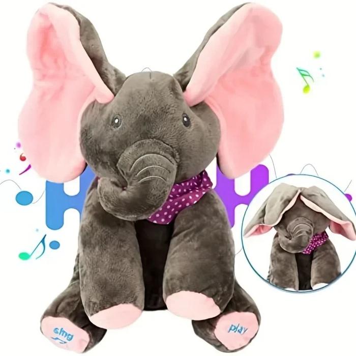 Play Elephant Elephant Baby Toy That Sings Ear Flappy Singing Baby