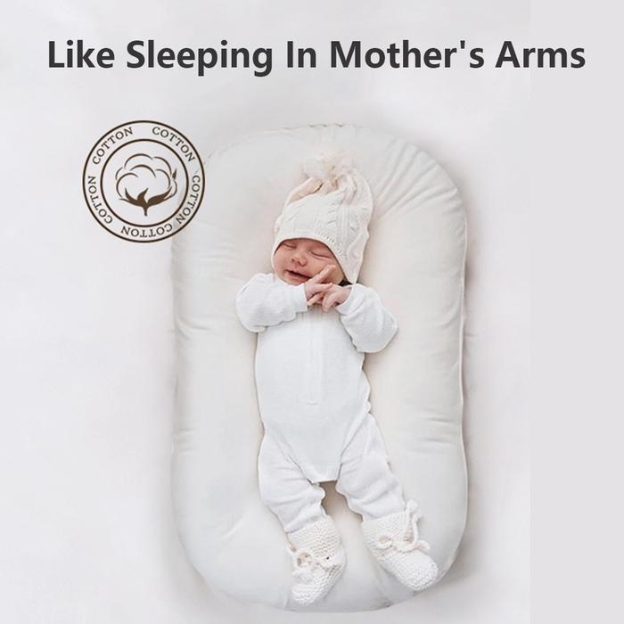 Jual NEW White Baby Nest Bed Lounger Newborn Portable Crib Travel