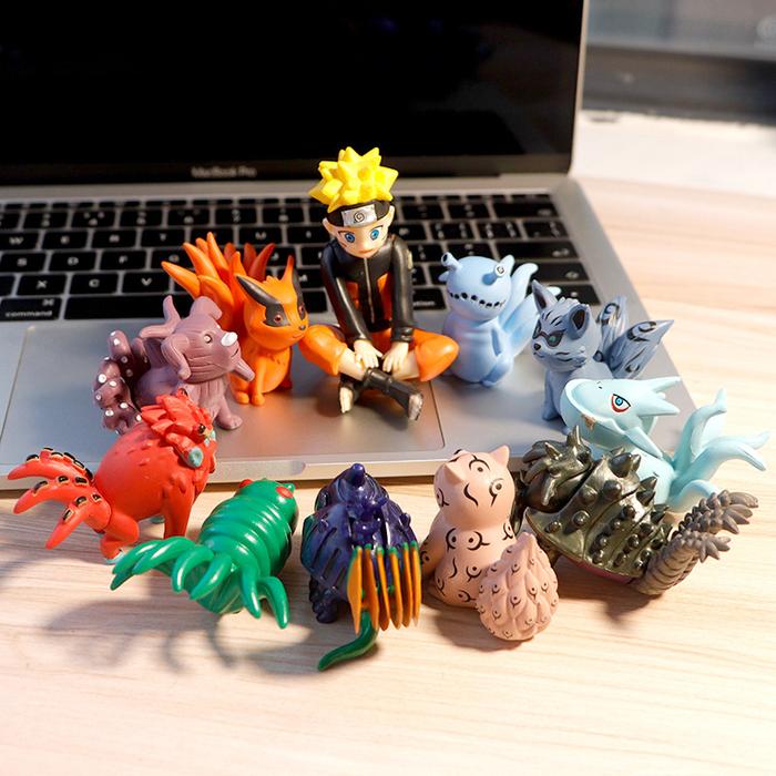 Gambar NEW 11PcsSet Q Version Naruto Anime Figure Uzumaki Bijuu Figurine PV dari Shopeasyy undefined Tokopedia