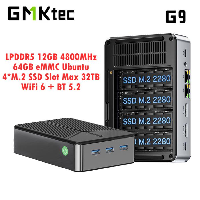 nas micro pc ssd Jual GMKtec Nucbox G9 MINI PC Intel N150 MINI NAS Windows 11 Pro