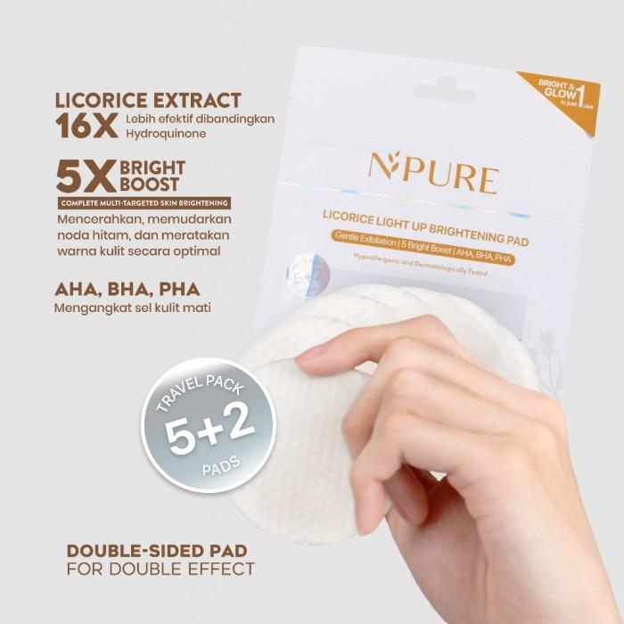 Gambar NPURE CICA Clear Pad Sachet Original - LICORICEZiplock dari mslcosmetics undefined Tokopedia