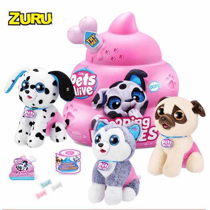 Jual NEW ZURU Pets Alive Pooping Puppies Childrens Simulation