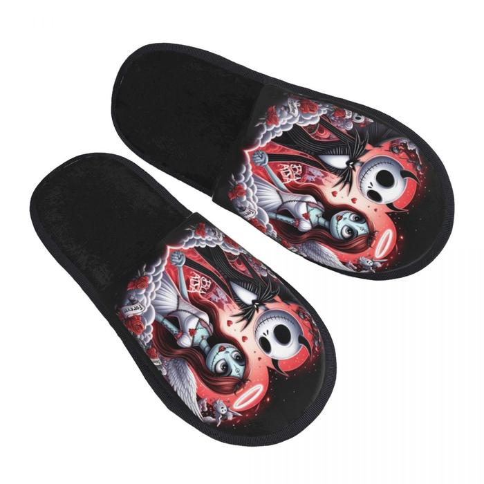 Jual Custom Halloween Nightmare Before Christmas House Slippers