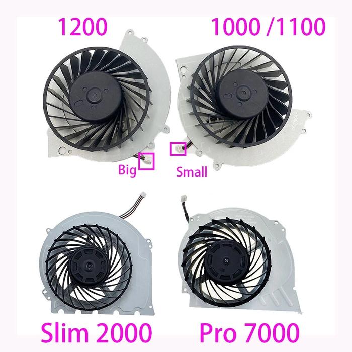 Jual 6Pcs For PS4 Slim 2000 CUH-2015A Internal Cooling Fan For PS4