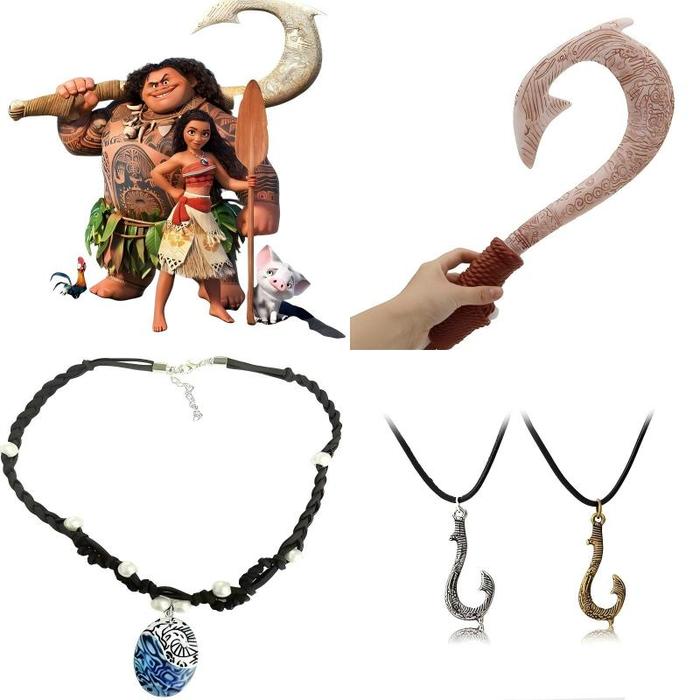 Fish Hook Singing Maui Toy Jual Moana: Fish Hook Knife With Lights