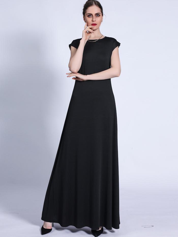 Jual Muslim women Arabic Dubai Abaya Sleeveless Long Dress Kaftan