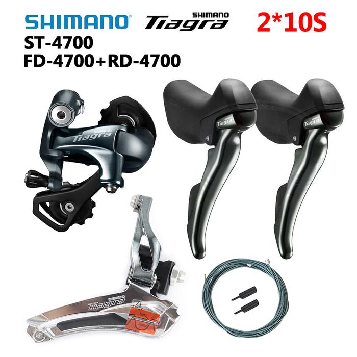 Jual Shimano Tiagra ST-4700 Groupset 2x10 Speed Road Bike Kit 4700