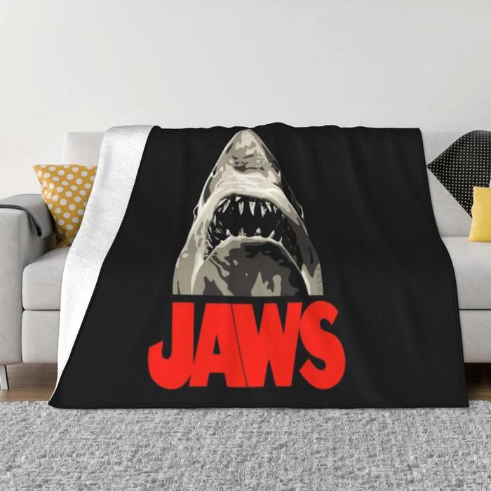 Jual JAWS Great White Shark An Ultra-Soft Micro Fleece Blanket