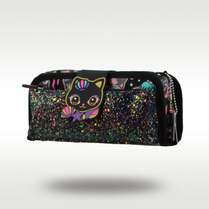 Gambar rhamagx Smiggle Beyond Utility Pencil Case kotak pensil - blackcat utipc dari rhamagx, undefined Tokopedia