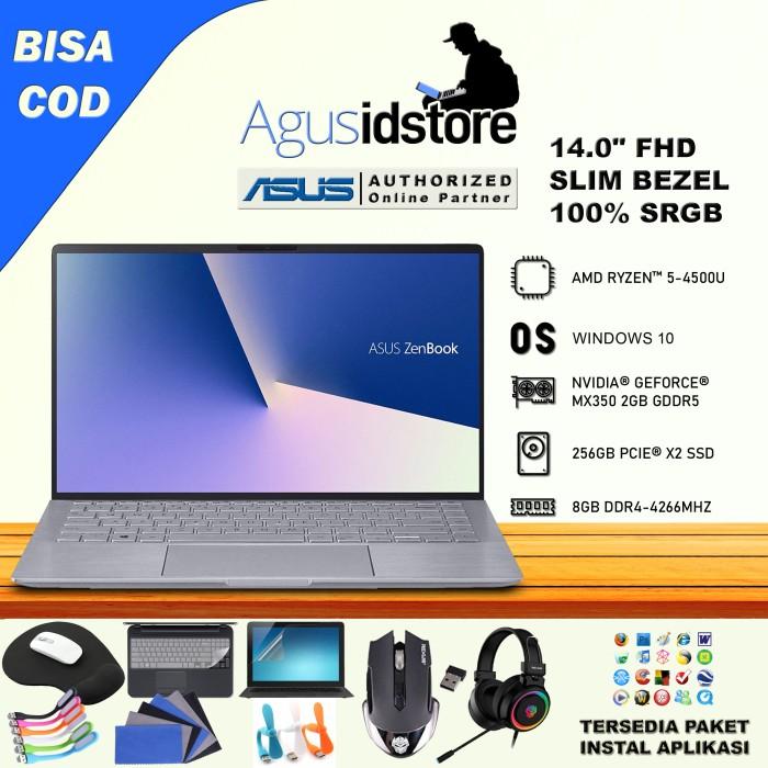 Jual Terlaris ASUS Zenbook 14 Ryzen 5-4500U Nvidia MX350 8GB 256GB