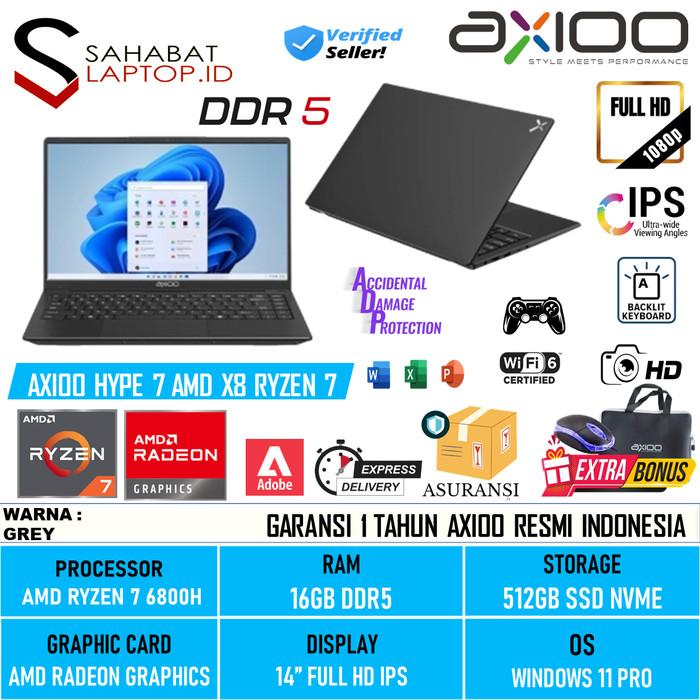 Jual Promo Laptop Gaming Axioo Hype X8 Ryzen 6800H 16Gb Ddr5