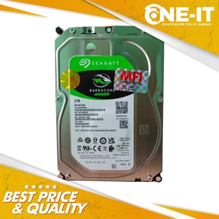 Hardisk Seagate Barracuda 35 Desktop 2tb Mfi Hdd Internal Pc