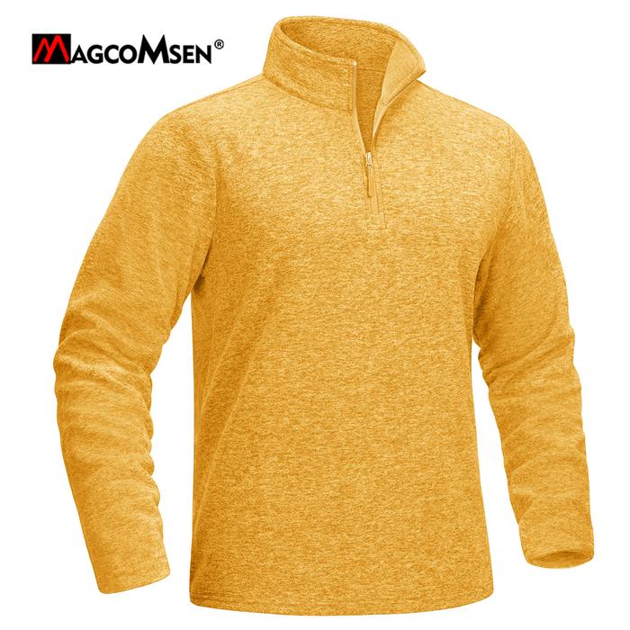 Jual MAGCOMSEN Men's Long Sleeve Fleece Quarter-Zip Spring Autumn