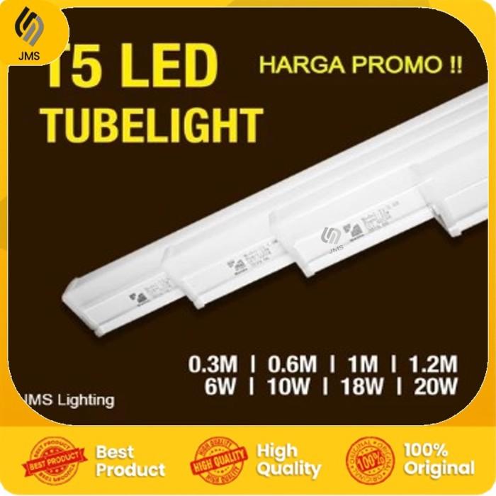 Gambar LAMPU T5 LED TUBE LIGHT TUBELIGHT 30CM 60CM 100CM 120CM 6W 10W 18W 20W - 120CM - 20W, 3000K-WARMWHITE dari JMS LIGHTING undefined Tokopedia