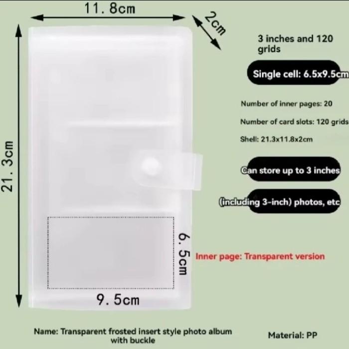 Gambar PROMO Album Foto Polaroid Isi 240 Slot Warna Transparan NEW - 120 dari turukiii undefined Tokopedia