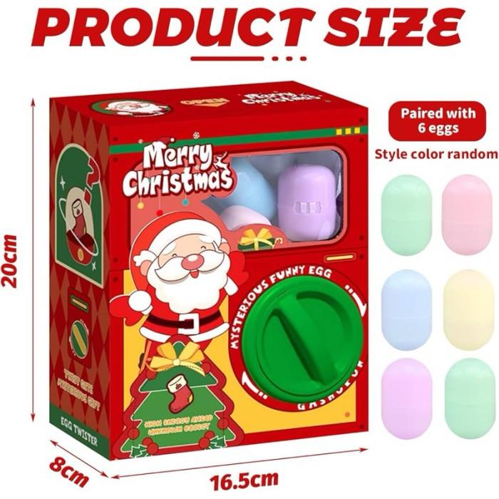 Gambar christmas egg toys twist mini vending toys gashapon machine surprise egg blindbox mainan telur sanrio - Christmas dari POROWARUNG undefined Tokopedia