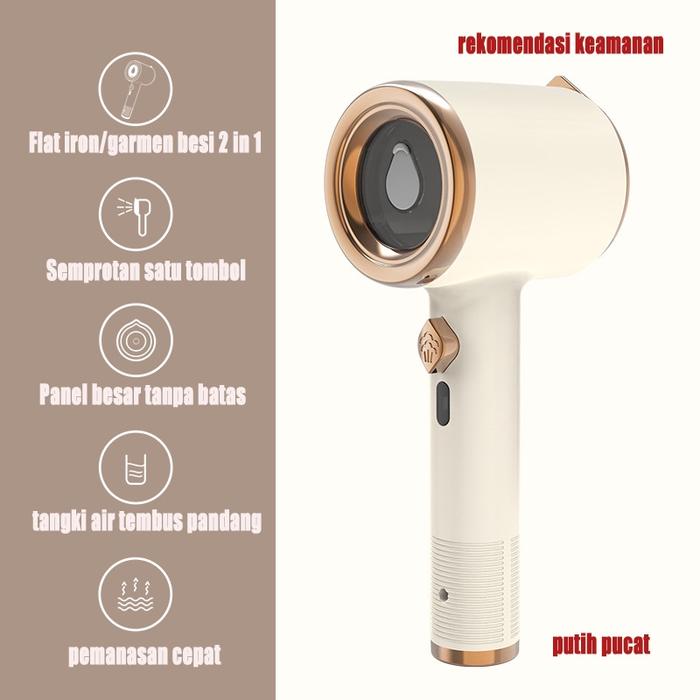 Gambar (TERSEDIA) Setrika Uap/Setrika Uap Laundry/Setrika Uap Mini Travel/Setrika uap portable garment/Setrika Uap Low Watt/Setrika Uap Portable/Multifungsi Bisa Setrika Baju Garment Steamer Iron - Putih dari Elektronic Pro undefined Tokopedia