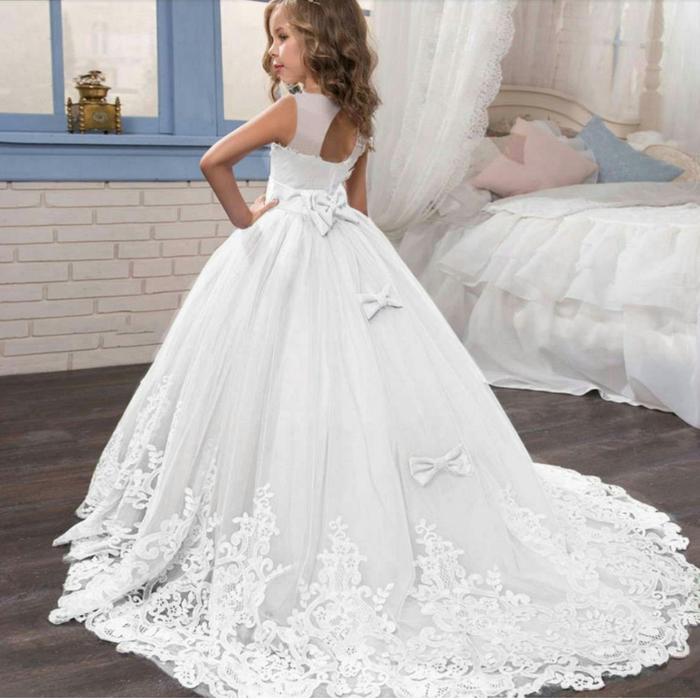 Jual Girl Weddings Party Prom Tailing Dresses for 12 to 14 Years