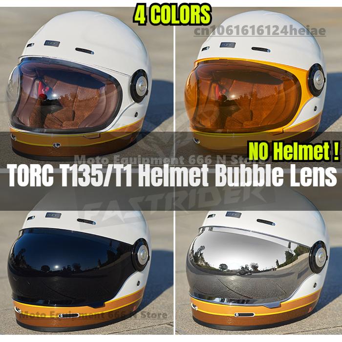 Jual TORC T135/T1 Helmet Lens Sunshade Lens Helmet Visors Curved