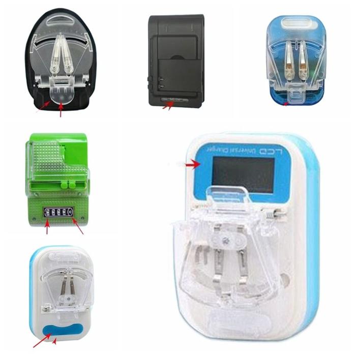 Lcd Display Universal Battery Charger Charging Adapter Universal Mobile  Battery Charger Us Plug High Quality Camera