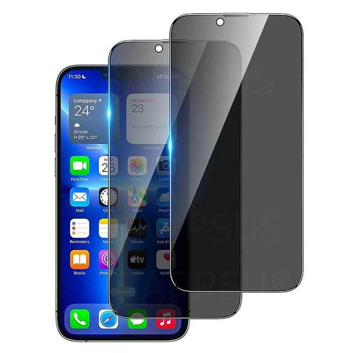 Jual Anti Glare Tempered Glass For iPhone 15 14 Plus 11 Pro Max - Main Image