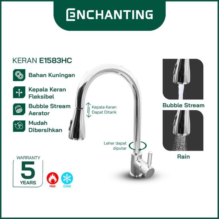 Gambar Keran Dapur Angsa Fleksibel Europe Enchanting E1583 - E1583HC Chrome dari MASUHMART undefined Tokopedia