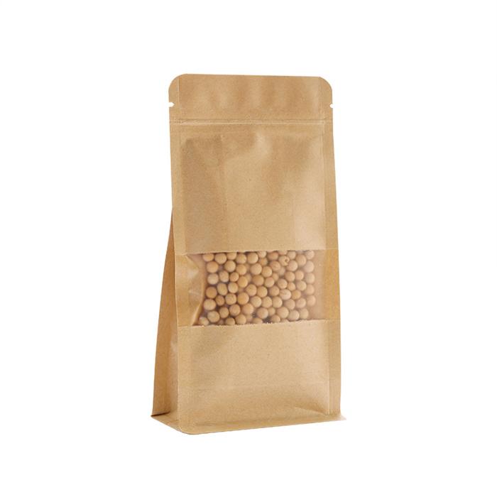 Packaging Brown Paper Ziplock Bags Jual Kemasan Kraft Paper 9cm X