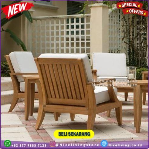 Jual UK TEAK DEEP SEATING SOFA SEATER OUTDOOR GARDEN FURNITURE