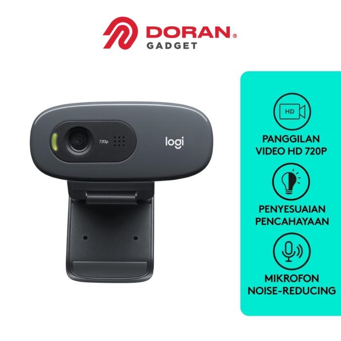 Sedia Webcam Logitech C270 720p Hd Untuk Windows Mac Os Chrome Os Garansi  Tahun
