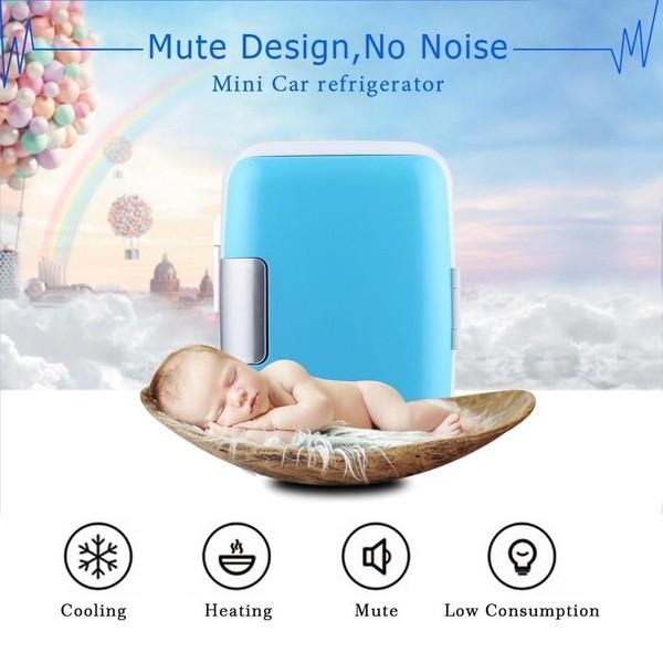 Gambar [Ready]PromoNew Kulkas Mini Portable Mobil 4L | Car Refrigrator Skincare Cooler And Warmer Termurah - Blue dari Alaska Gemilang undefined Tokopedia