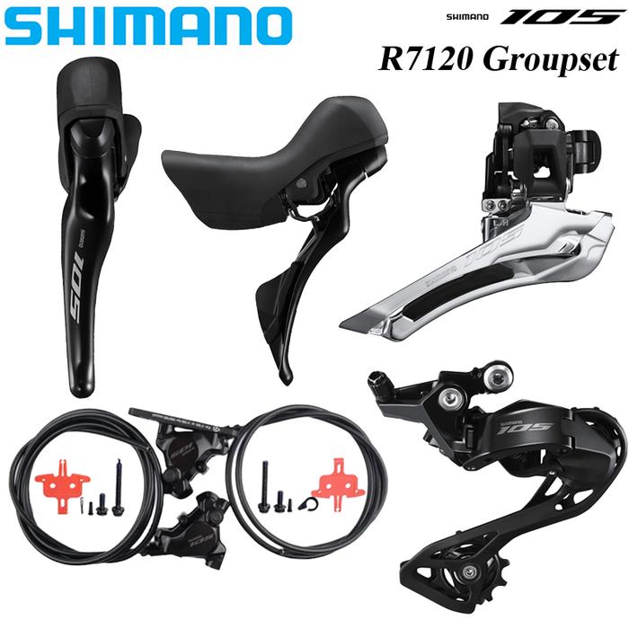 Jual SHIMANO 105 R7120 2x12 Speed Hydraulic Disc Brake Groupset