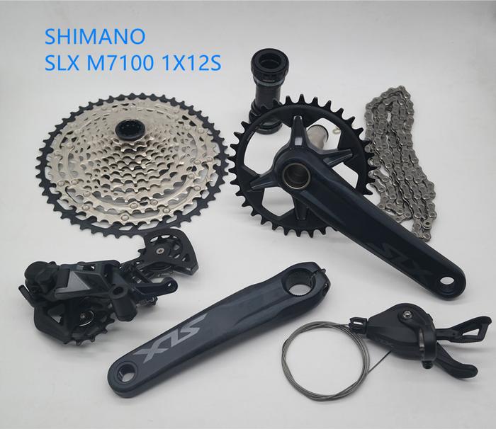 Shimano Slx M7100 Groupset 32t 34t 170 175mm Crankset Cassette Rd Sl Chain  Mountain Bike Mtb Group 1x12s 12 Speed M7100 - Main Image