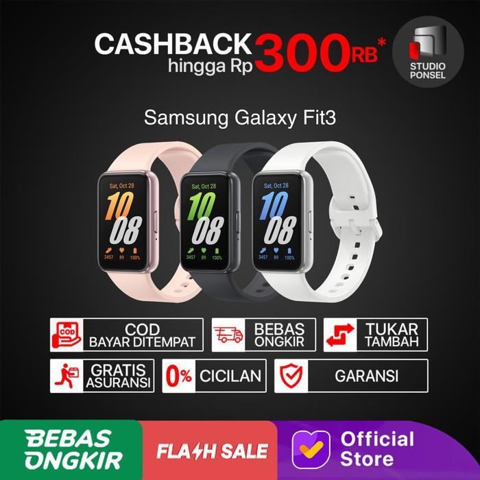 Jual TERLARIS Samsung Galaxy Fit3 Smart Watch Band Fit Garansi