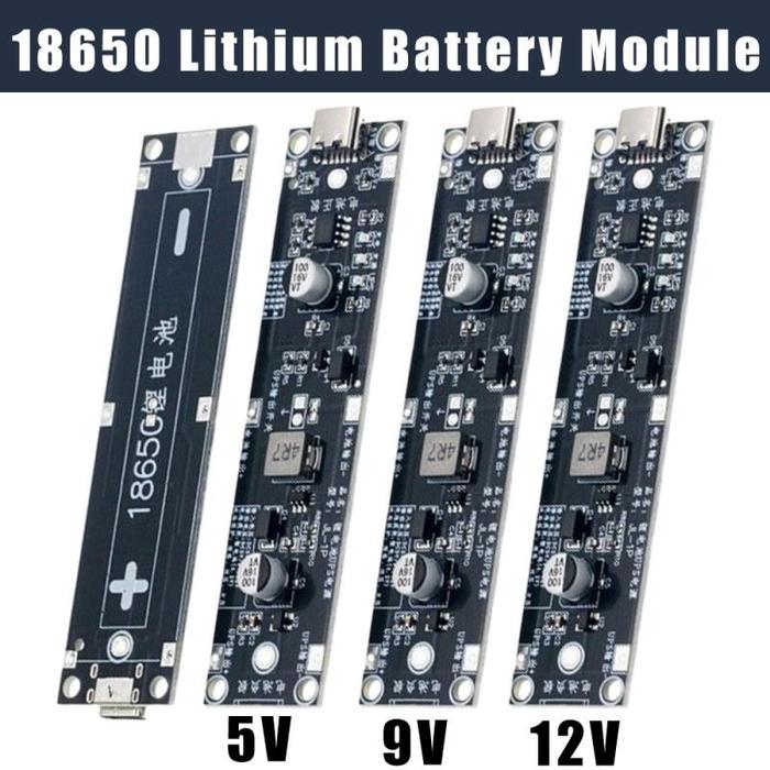 Jual 5V 9V 12V 18650 Lithium Battery Boost Step Up Module UPS ...