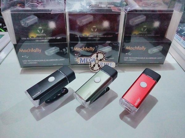 Jual LAMPU SEPEDA led USB 180 Lumens LM 180LM CREE Charge r DEPAN