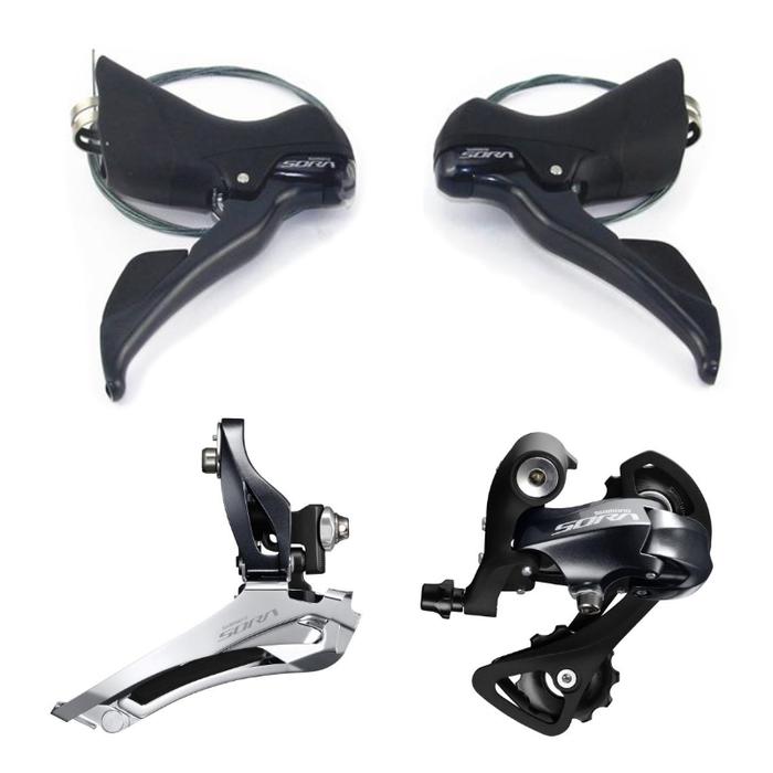 Jual Shimano R3000 Groupset ST+FD+RD Front Derailleur REAR