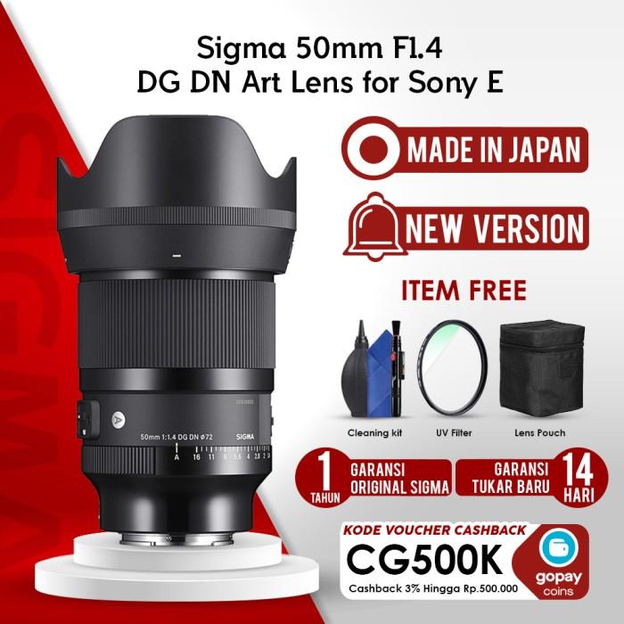 Jual Sigma 50mm DG DN ART Lens for Sony E Mount |PROMO