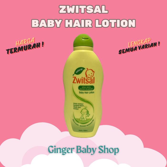 Jual Zwitsal Baby Hair Lotion Bottle 100 ml Pelembab Rambut