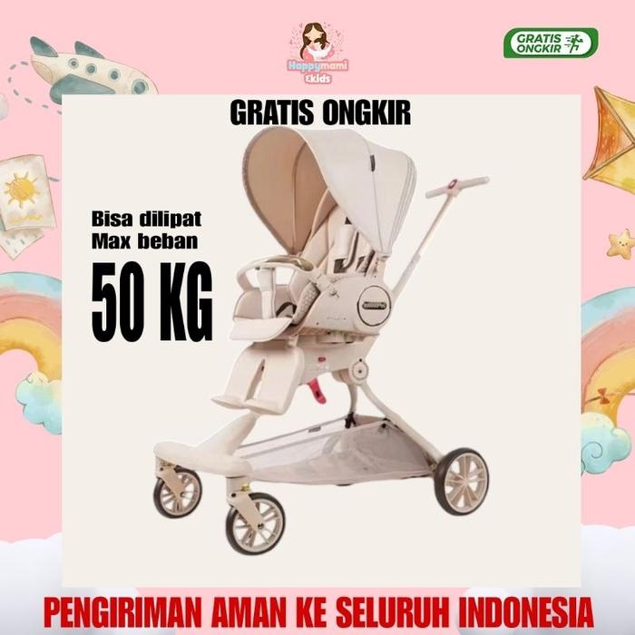 Gambar Stroller Baobaohao V9 Original Free Minigold dari Gummy Boy_ undefined Tokopedia