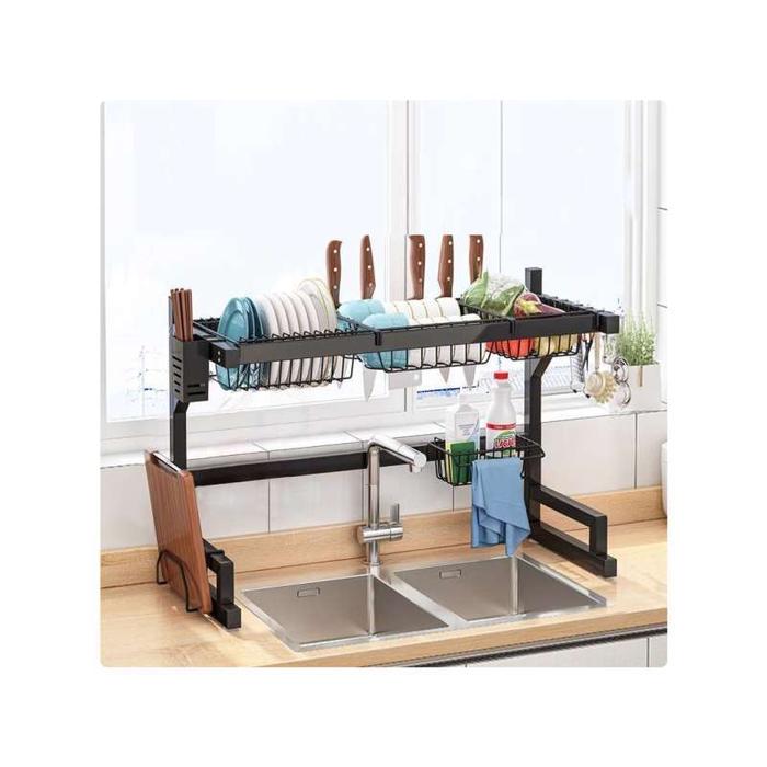Gambar Diskon Goto Kora Rak Piring Bumbu Dapur Kitchen Rack Portable Minimalis Ready dari Luna Regal undefined Tokopedia